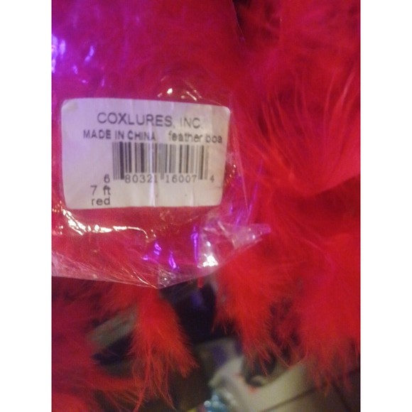 7 Ft Feather Boa Valentine Halloween Prom 1920s Costume Burlesque Dance Cos - Picture 3 of 5